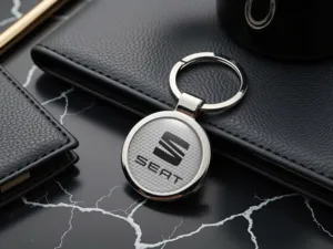 Seat Portachiavi Personalizzati Lucidi Metallo Elegante